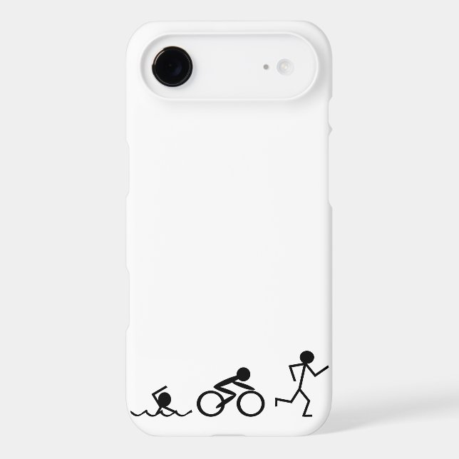 Triathlon Stick Figures Case-Mate iPhone Case (Back)