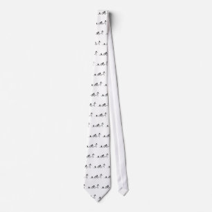 Triathlon Stick Figures Tie