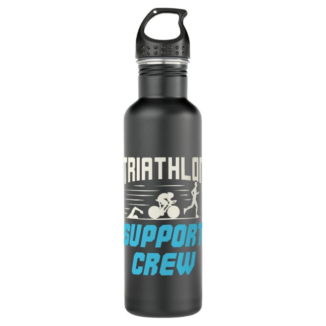 Triathlon Support Crew 710 Ml Water Bottle (Front)