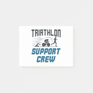 Triathlon Support Crew Post-it Notes