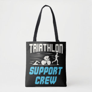 Triathlon Support Crew Tote Bag