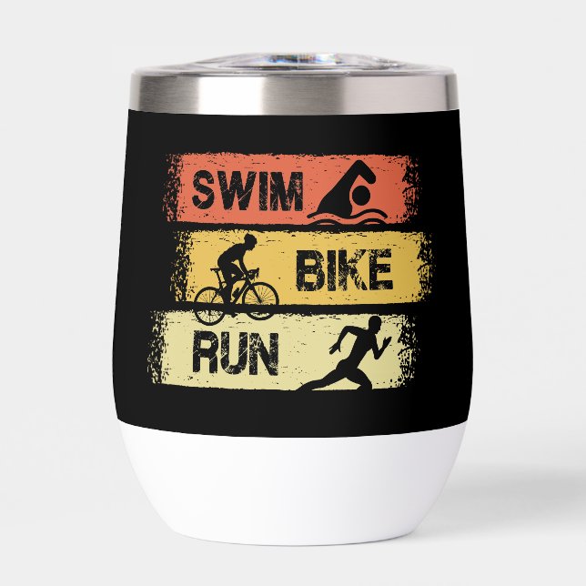 Triathlon - Swim Bike Run (Front)