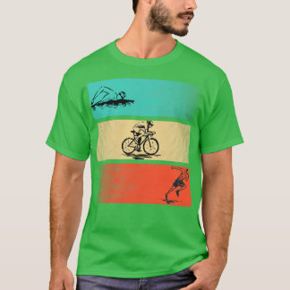 Triathlon Swim Bike Run 65 T-Shirt