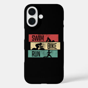 Triathlon - Swim Bike Run iPhone 16 Case