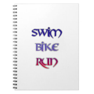 Triathlon Swim Bike Run Notebook