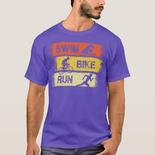 Triathlon Swim Bike Run T-Shirt