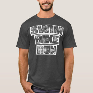 Triathlon Swim Bike Run Triathlete 47 T-Shirt