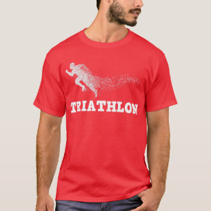 Triathlon swimming bike running gift 7 T-Shirt