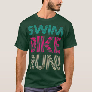Triathlon swimming cycling running 2 T-Shirt