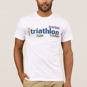 Triathlon Text T-Shirt