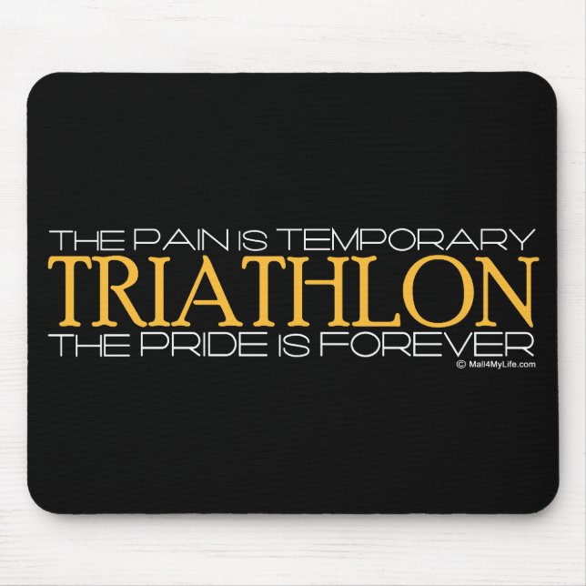 Triathlon – The Pride is Forever Mouse Pad (Front)