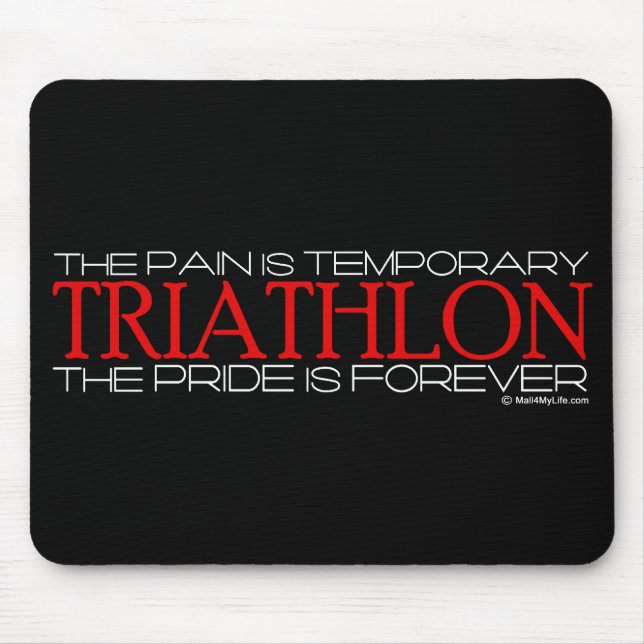 Triathlon – The Pride is Forever Mouse Pad (Front)