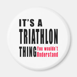 Triathlon Thing Designs Magnet