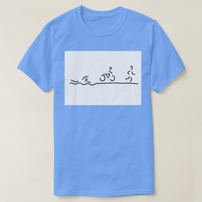 triathlon triathlet T-Shirt (Design Front)