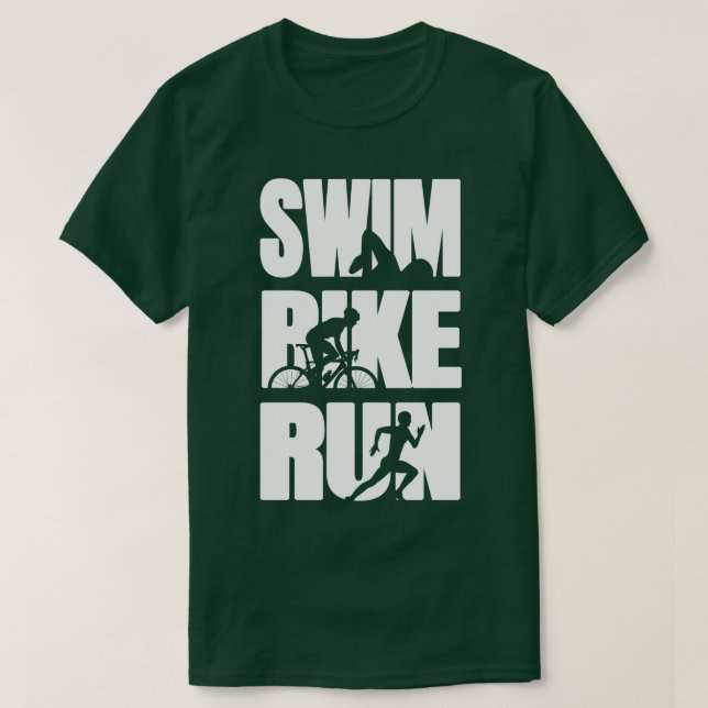 Triathlon Triathlet T-Shirt (Design Front)