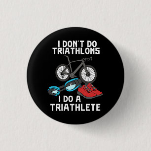 Triathlon Triathlete 3 Cm Round Badge
