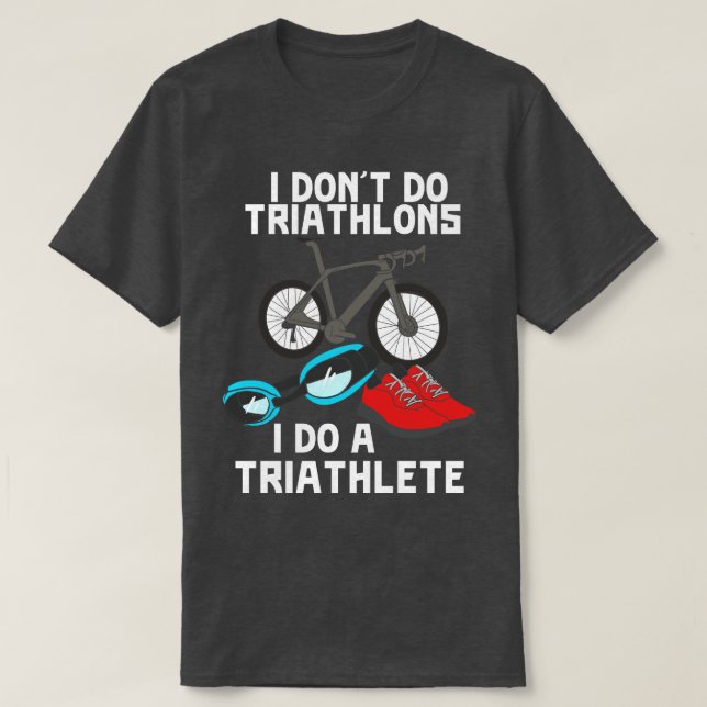 Triathlon Triathlete 3 T-Shirt (Design Front)