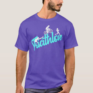 triathlon triathlete girl woman T-Shirt