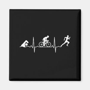 Triathlon - Triathlon Heartbeat Magnet