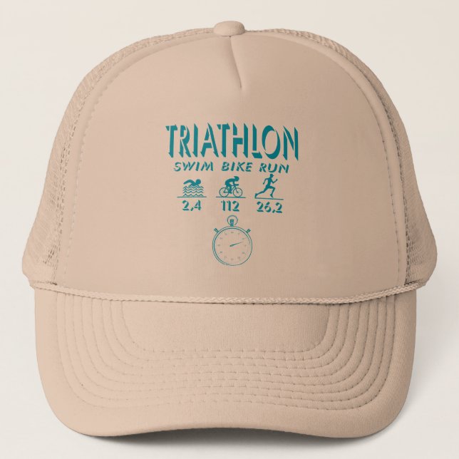 Triathlon Trucker Hat (Front)