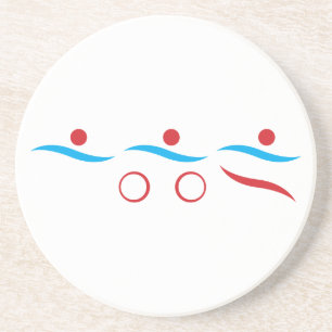 Triathlon unique gift coaster