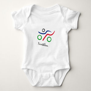 Triathlon unique logo best seller! baby bodysuit