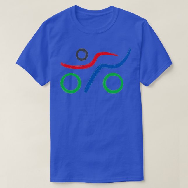 Triathlon unique logo T-Shirt (Design Front)