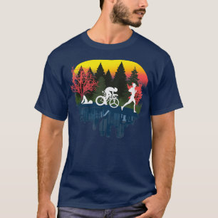 Triathlon Wonderful Nature Sticker 2 T-Shirt