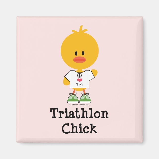 TriathlonChick Magnet (Front)