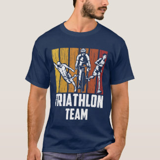 Triathloneam Sportsriathleteriathlons friends frie T-Shirt