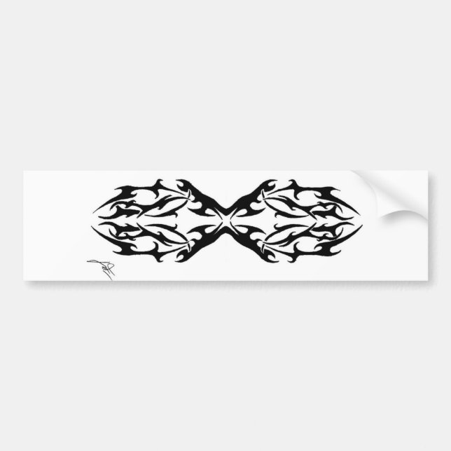 Tribal 1 bumper sticker (Front)