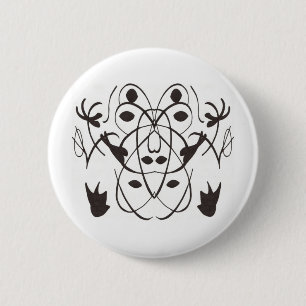 Tribal 2 6 cm round badge