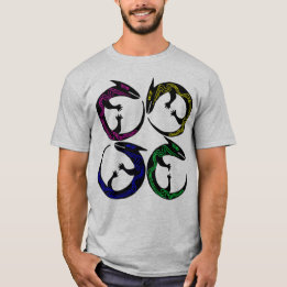 Tribal Aboriginal Tattoo Ethnographic Pagan Lizard T-Shirt