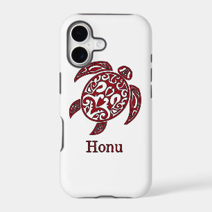 Tribal Abstract Hawaiian Sea Turtle in Red Case-Ma