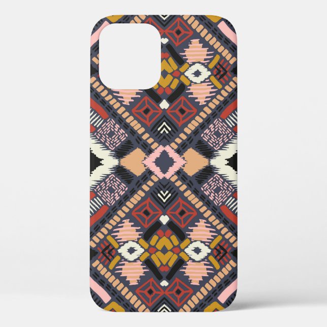 Tribal African Chevron Aztec Pattern Case-Mate iPhone Case (Back)