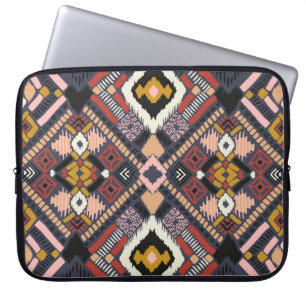 Tribal African Chevron Aztec Pattern Laptop Sleeve