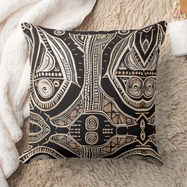 TRIBAL AFRICAN CUSHION (Blanket)