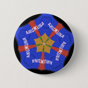 Tribal African Design: Hakuna Matata 6 Cm Round Badge