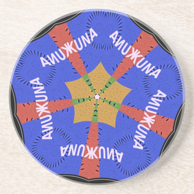 Tribal African Design: Hakuna Matata Coaster (Front)
