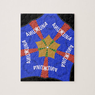 Tribal African Design: Hakuna Matata Jigsaw Puzzle