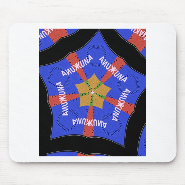 Tribal African Design: Hakuna Matata Mouse Pad (Front)