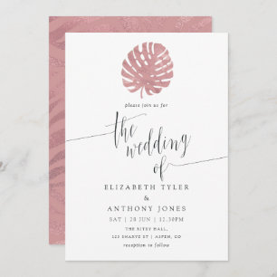 Tribal African Geometric Exotic Wedding Invitation