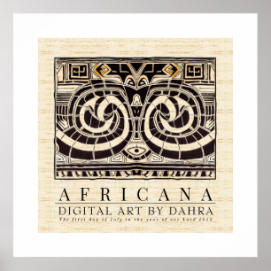 TRIBAL AFRICAN POSTER