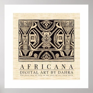 TRIBAL AFRICAN POSTER