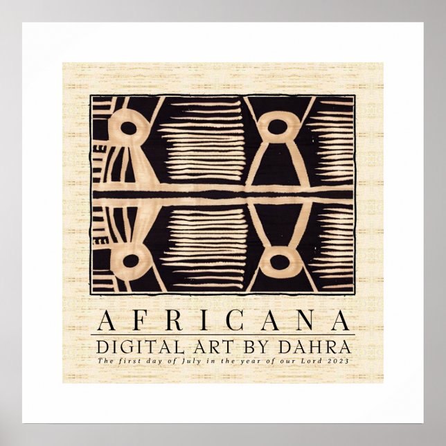 TRIBAL AFRICAN POSTER (Front)