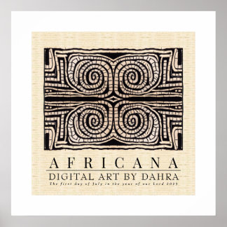 TRIBAL AFRICAN POSTER