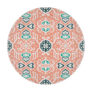 Tribal African, Seamless Aztec Pattern. Cutting Board