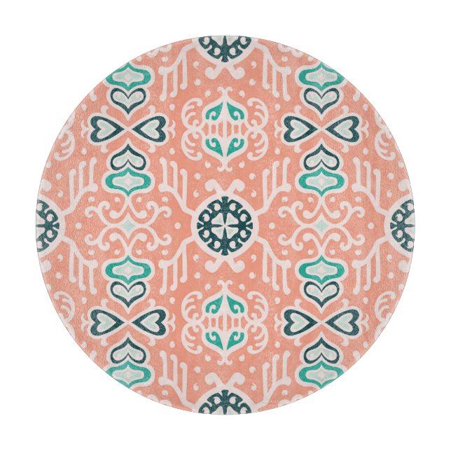 Tribal African, Seamless Aztec Pattern. Cutting Board (Front)
