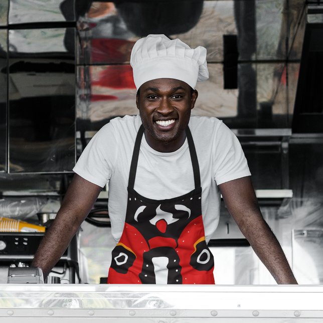 Tribal Afro Mask Apron (Creator Uploaded)