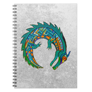 Tribal Alligator Art Notebook